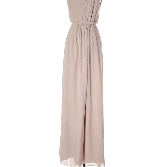 Champagne Bridesmaid Dress - Picture 3 of 6